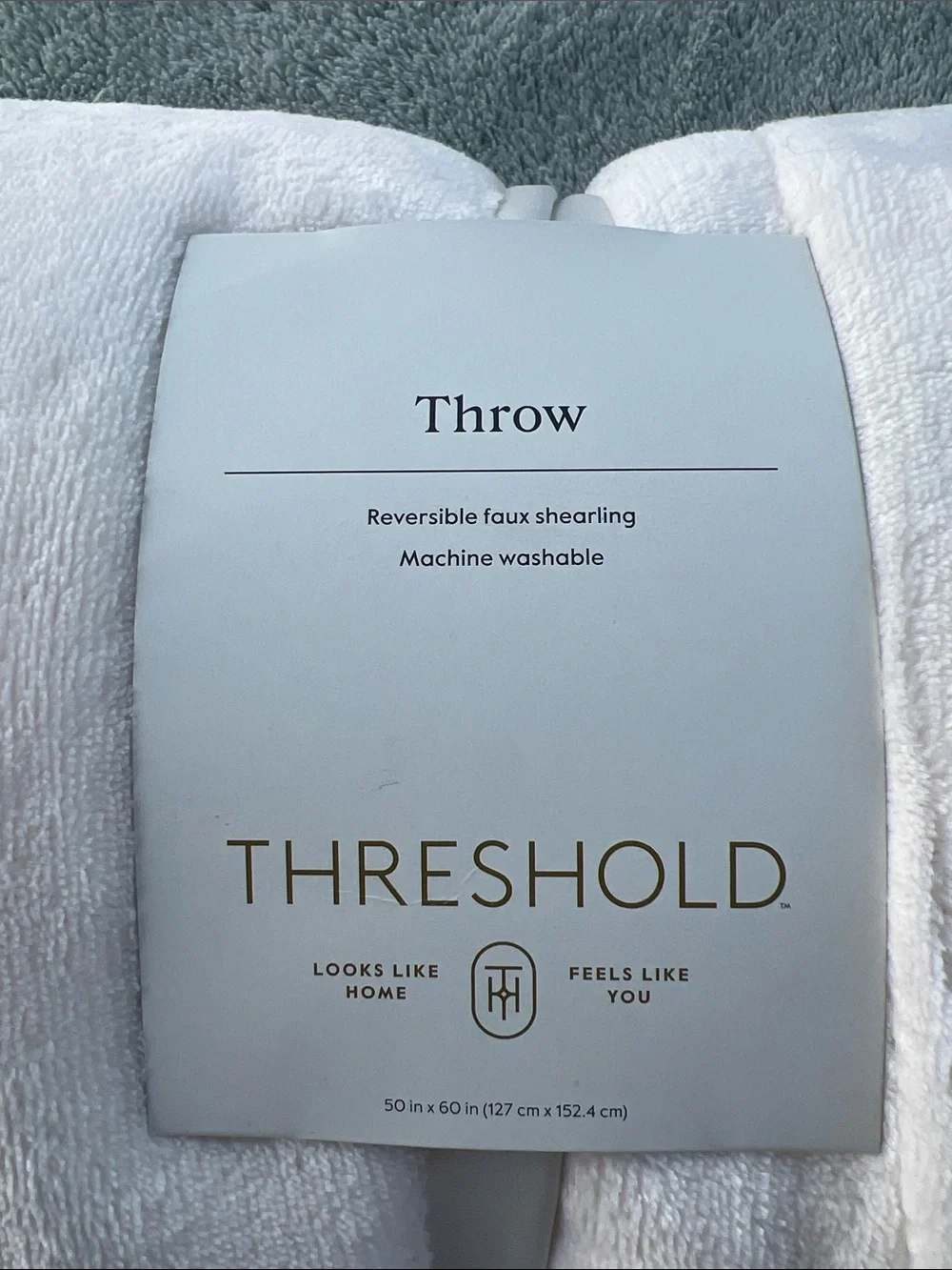 Threshold Plush Throw Blanket in Blush Pink
